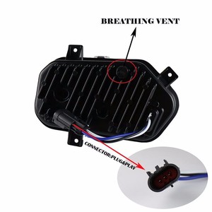 2Pcs काले एलईडी हेडलाइट किट उच्च/कम बीम के लिए पोलारिस खिलाड़ी रेंजर RZR 570 800 900 एटीवी बंद सड़क सरीखी हेडलाइट्स लगाई गई - Product Image 5