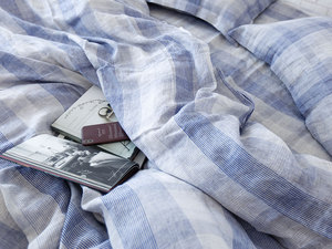 Parure <span class=keywords><strong>de</strong></span> lit en tissu <span class=keywords><strong>de</strong></span> <span class=keywords><strong>lin</strong></span>, lavage Enzyme naturel, 100% pur, Simple, à prix bas, 4 pièces, taille King - Product Image 6