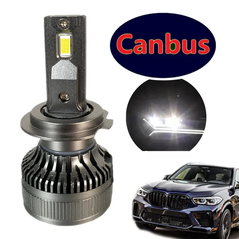 Fabricant OEM personnalisé FC55 H7 phare Canbus voiture lumière LED avto phare pour BMW & VW & Ford Focus 2 MK2 MK3 chaud en UE RU