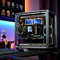 [12 mois sans intérêt] pour le boîtier Jonsbo X400 Sea View, ordinateur hôte AMD, processeur 9850X3D/9800X3D, carte graphique 5070Ti/5080, jeux sur PC