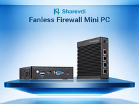 Pare-feu PC avec processeur Celeron J4105 Quad-core, DDR4, 4 ports LAN RJ45, double affichage pour la sécurité réseau, IoT, VPN, serveur WAN, routeur