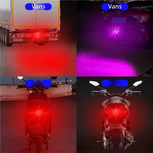 Triangulaire de signalisation d'urgence universel à LED pour voiture, lampe de signalisation de panne, balise de sécurité clignotante 12 V - Product Image 5