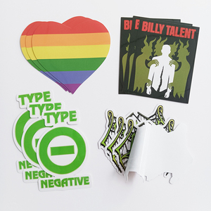 Autocollants en vinyle découpés à l'emporte-pièce avec impression personnalisée Étiquette adhésive en PVC étanche Autocollants de dessin animé avec logo d'entreprise - Product Image 1