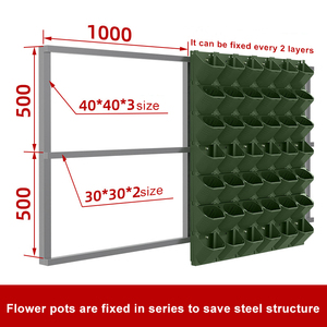 Système d'irrigation automatique pour maison K230, supports muraux robustes, jardinière verticale en plastique suspendue, jardin intelligent, pots de fleurs verts - Product Image 6