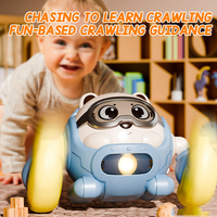 360 degrés roulant Fidget musical rampant éclairage jouets jeux de singe pour bébés 2 à 3 ans apprenant à ramper
