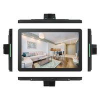 Nuevo Panel PC Táctil Industrial de 10.1 Pulgadas RK3566 Android 11, 2GB+32GB, IP54, Luces LED en Ambos Lados, DC USB Serial, PoE, Montaje en Pared