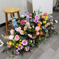 Arreglo Floral de Seda de Lujo, Profesional, de Alta Calidad y Duradero, para Decoración de Bodas, Conferencias, Mesas, Exposiciones y Ventanas