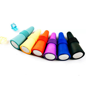 Silicone Wine Stopper Conical Vacuum Bottle Cap Kitchen Home Use Multicolor - Product Image 2