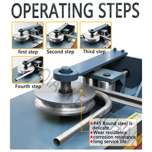 Nhà máy Cửa hàng bán tự động điện Ống Bender CNC ống-uốn máy hợp kim ống uốn máy thép uốn cong ống máy - Product Image 5