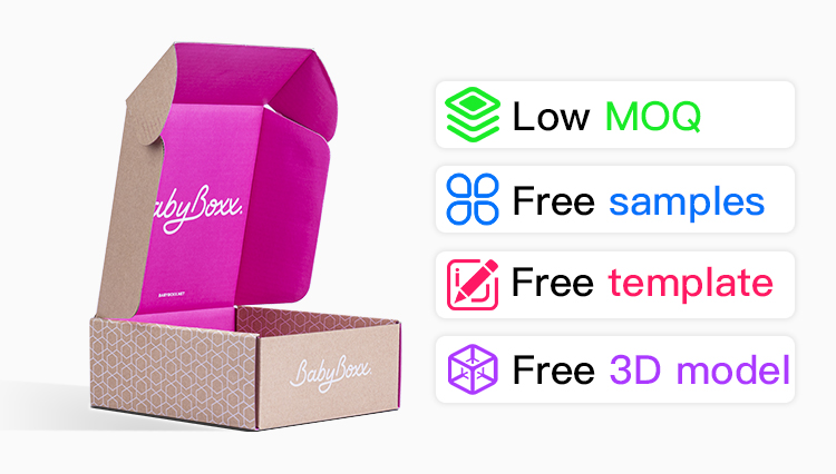 Factory custom logo paper box manufacturer shipping paper box custom logo attractive