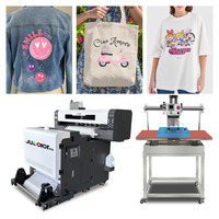Imprimante DTF I3200 Imprimante de vêtements à plat Imprimante 3d de vêtements de t-shirts Machine d'impression DTF Shaker et Dryer Imprimante DTG