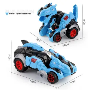 Venta al por mayor ABS plástico dinosaurio coche modelo inercia impacto deformación colisión transformación batalla vehículo fricción <span class=keywords><strong>juguete</strong></span> vehículo - Product Image 6
