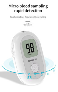 चिकित्सा घर बिजली glucometro मधुमेह ग्लूकोज निगरानी डिवाइस रक्त ग्लूकोज मीटर - Product Image 4