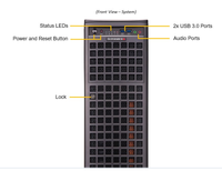 SuperServer con GPU SYS-741GE-TNRT - Servidor GPU de Torre 4U - 8x 3.5\" Híbrido - Ethernet Dual de 10 Gigabits - 2000W 1+1 Redundante