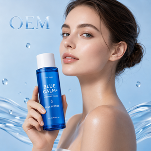 <b>Blue</b> Calm+ Soothing <b>Toner</b> 120ml <b>Blue</b> Peptide Moisturizer Face Care OEM Custom Logo - Product Image 2
