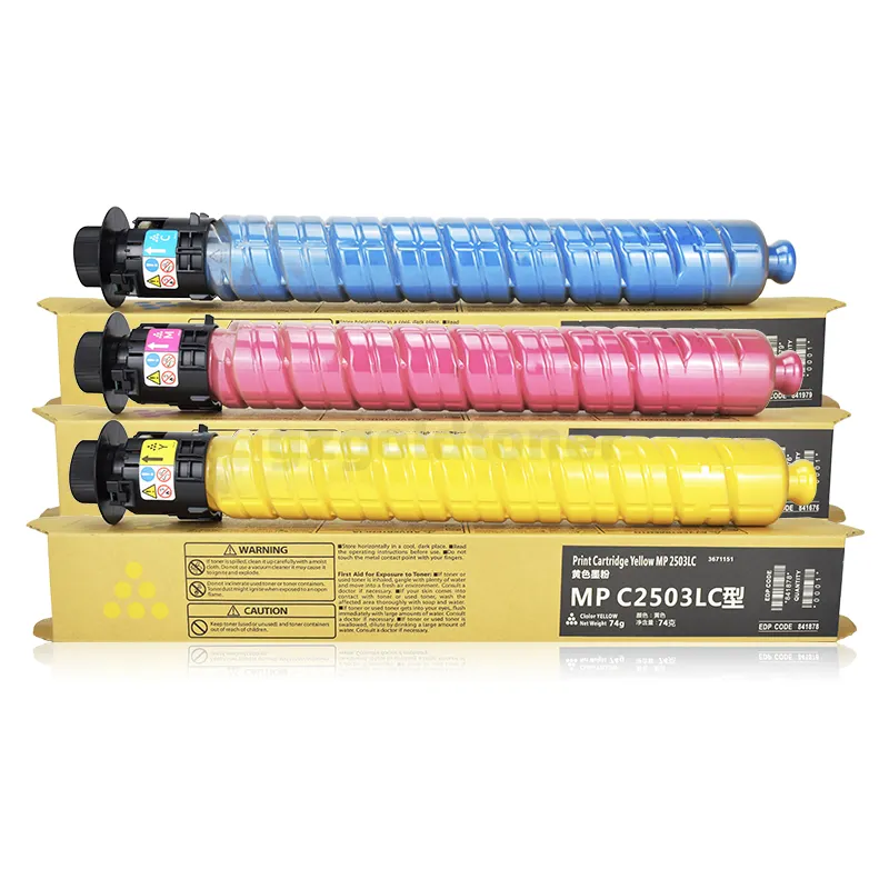 Sensação fábrica atacado mp c2003 c2503 c2011 c2004 c2504 sp compatível toner cartucho para ricoh afiro copiadora de cor