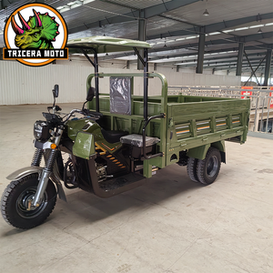 Triciclo Volquete de Carga de Cinco Ruedas Motorizado con Motor de 250cc Refrigerado por Agua, Autocargable Hidráulico, Freno de Aceite Flotante Completo Grande - Product Image 3