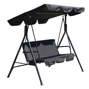 Extérieur deux-trois personnes enfants fer Art balançoire chaise à bascule jardin balcon suspendu panier auvent Gazebo Pergola pour la maison - Product Image 5