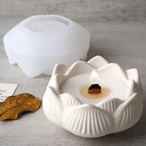 Silicona Lotus para la elaboración de portavelas, artesanías de yeso y resina, ceniceros y cajas de almacenamiento, molde de fundición universal. - Product Image 5