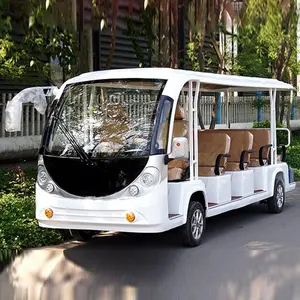 Sightseeing Bus Tourist Bus Park Wedding Car Mini Bus 4 Wheel Electric Car