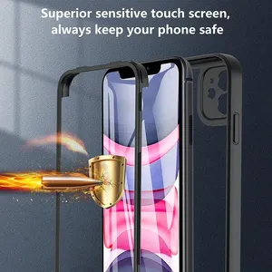 CHAOYIDIAN Custodia Protettiva Integrale 360 per <span class=keywords><strong>iPhone</strong></span> 15 14 13 12 11 Pro Max, <span class=keywords><strong>Cover</strong></span> Antiurto per Schermo Frontale <span class=keywords><strong>iPhone</strong></span> X XR <span class=keywords><strong>SE</strong></span> - Product Image 2