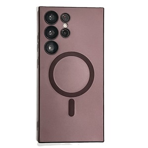 Pour S24ultra Peinture Métallique Magnétique Étui de Téléphone Portable Souple Film d'Objectif S23 Protection Anti-Chute - Product Image 5