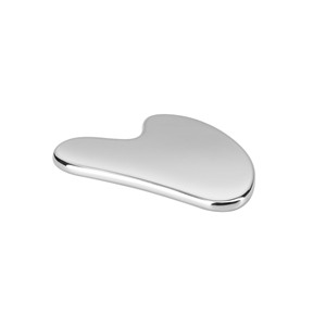 Planche de massage Gua Sha personnalisée en acier inoxydable en forme de cœur pour le lifting du visage et du corps, outils de massage facial Gua Sha - Product Image 1