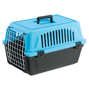Cage de transport pour chien approuvée par les compagnies aériennes, en plastique, avec poignée, sac de transport et cage de voyage avec porte métallique - Product Image 4