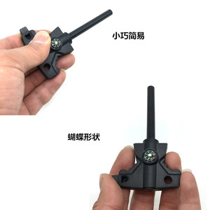 อุปกรณ์เอาตัวรอดแบบแท่งโลหะ Butterfly Big Stick พร้อมที่จุดไฟ ที่มีเข็มทิศ นกหวีด และแมกนีเซียมทินเดอร์ ดีไซน์กะทัดรัด น้ำหนัก 54 กรัม - Product Image 3