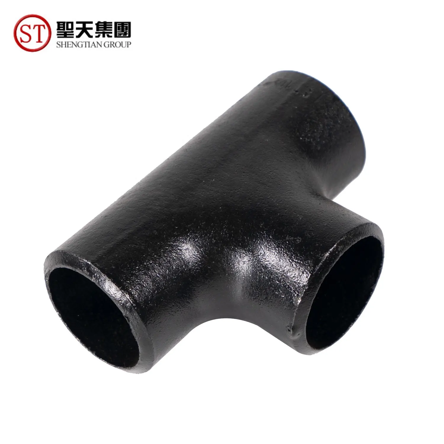 DIN carbon steel pipe fititng equal tee A234wpb black tee dn15-dn12000 std sch40 reducing tee