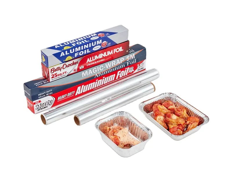 Hitze Beständig Aluminium Folie Container Für Mikrowelle