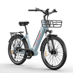 จักรยานไฟฟ้า NFC Unlock City E-Bike 250W มอเตอร์ไร้แปรงถ่าน ระบบช่วยปั่น 48V แบตเตอรี่ลิเธียมถอดได้ เบรกดิสก์ไฮดรอลิก ระบบกันสะเทือนหน้า 7 - Product Image 1