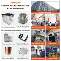 Fabrication sur mesure de tôles métalliques, estampage de précision, découpe laser, emboutissage profond, pliage CNC, soudage, pièces en aluminium et en acier