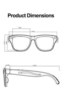 Gafas Inteligentes con IA, Cámara HD de 8MP, Control por Voz y Táctil, Cambio de Color, Transparentes, con Traductor - Product Image 6