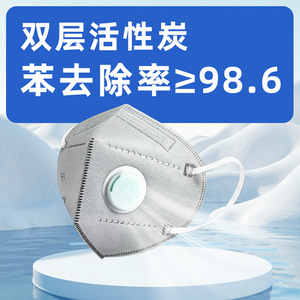 Mascarilla Protectora Hynaut Kn95 de 7 Capas con Doble Carbón Activado y Válvula para Protección Contra Formaldehído, Uso Interior y Exterior - Product Image 5