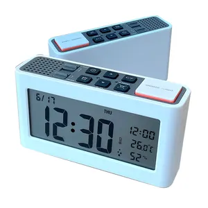 Fabrika kaynağı Mini ABS ucuz dikdörtgen uyandırma çalar saat akıllı masaüstü uyandırma elektronik çalar saat çalar saat