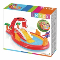 Intex 57163 Kinder-Spielplatz Aufblasbarer Wasserrutschenpark Schwimmbad Kinder-Wasserspielcenter