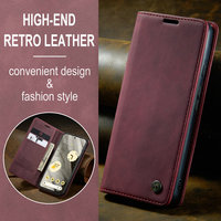 Étui portefeuille magnétique antichoc en cuir PU de luxe CaseMe pour Google Pixel 11/11 Pro/XL avec fente pour cartes