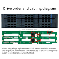 Top Quality Drives Bay 8/9Bays Storage Case Server Chassis Storage Tower Computer Case 12gb/sSATA Backplane MATX Motherboard