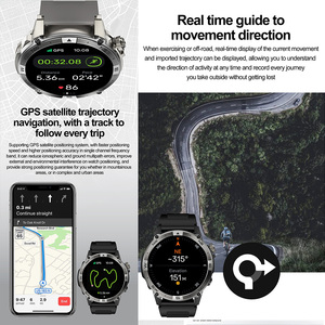 2025 NEW HK08 Smart Watch With <strong>GPS</strong> Compass Sports Air Altitude Pressure Heart Rate Tracker Health Monitoring SmartWatch 2025 - Product Image 3
