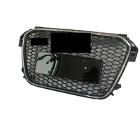 Grille avant de remplacement en nid d'abeille pour Audi A1 S1 mise à niveau vers RS1 avec LOGO 2011- 2015