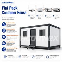VICDOWEX Maison Modulaire Préfabriquée Personnalisée en Kit pour Camps de Construction, Bureaux, Entrepôts et Logements de Travailleurs