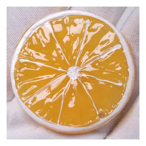 Summer Hot Selling 100Pcs/Lot 45MM Large Artificial Lemon Lime Orange Fruit Slices For Party Kitchen Wedding Decoration Supplier