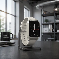 Nouvelle Montre Connectée Senior Wonlex KT43 Android 2026 avec Appel SOS, Moniteur de Santé (Fréquence Cardiaque, Pression Artérielle, SpO2), GPS Android 4G et Batterie 1000 mAh