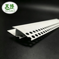 Profilé d'angle en PVC en forme de Z pour cloison sèche, plaque de plâtre, profilé de cloison pour plafond à joint de plafond