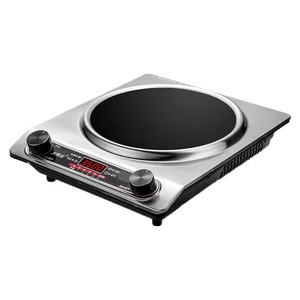 Placa de Inducción con Panel Cerámico de 1000W, Control de 5 Niveles, 110V 220V, para Uso Doméstico en la Cocina - Product Image 1