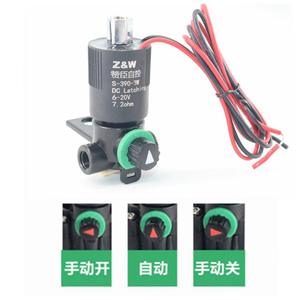 Válvula solenoide de riego de 3 vías Zanson 9V con interruptor manual para uso agrícola, control electrónico de plástico - Product Image 5