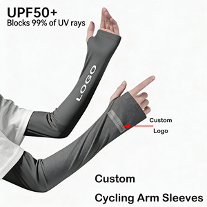 Manicotti Estivi Rinfrescanti in Seta Ghiacciata, Oversize e Comodi, Protezione UV per Donne, Ideali per Ciclismo, Moto e Guida - Product Image 1