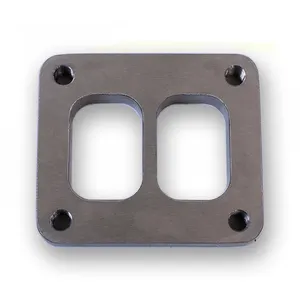 Universal SS304 polished mounting brackets stainless steel pipe and flanges for car exhaust