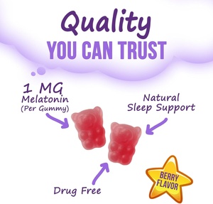 Gomitas de Vitamina para Mejorar la Densidad Ósea OEM/ODM para Niños y Adolescentes con Saúco Negro - Product Image 3